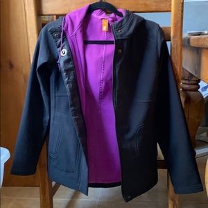 Lucy XS black full zipper jacket.